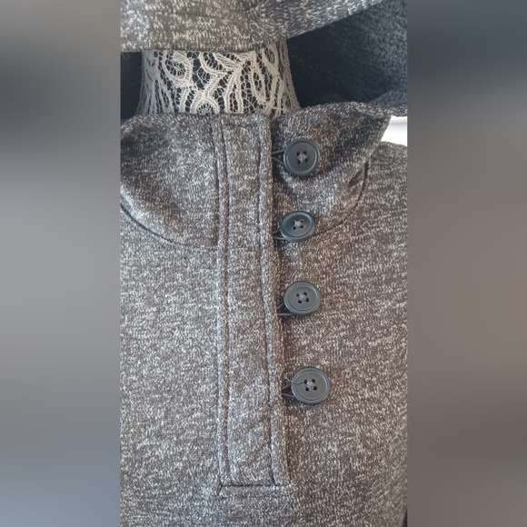 Columbia Small Fitted Pullover Hooded Sweater Darling Days Hoodie Heather Grey - Picture 3 of 11